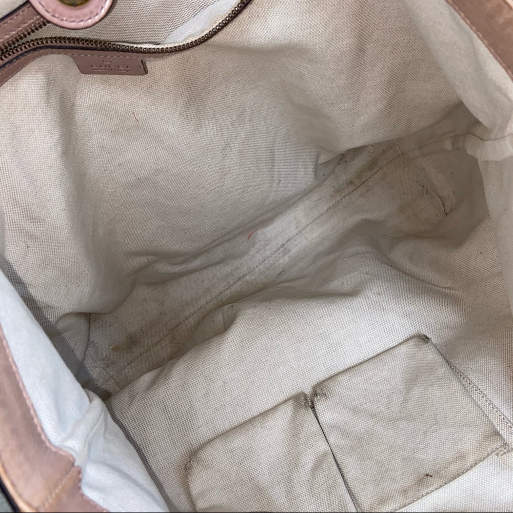 Gucci XL Monogram Web GG Tote Canvas - Picture 8 of 12